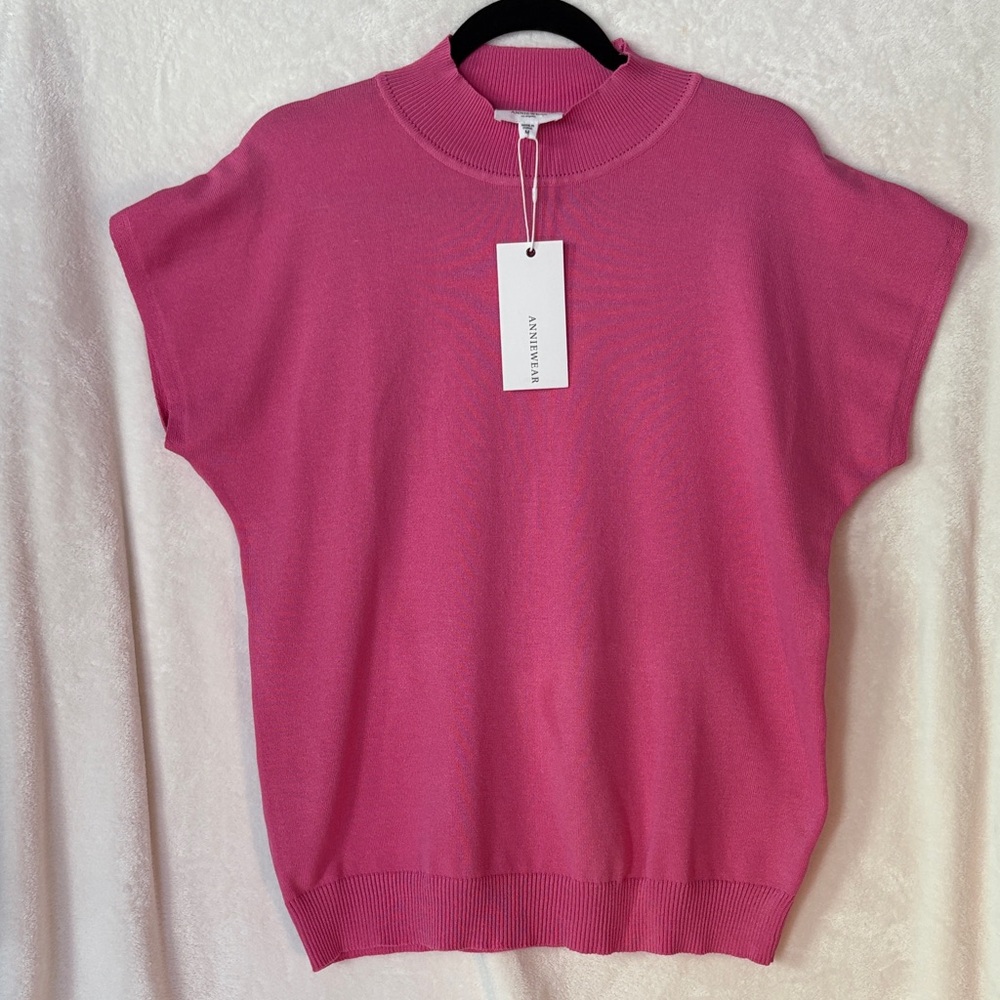 Elegant Pink Women's Sweater by Anniewear
